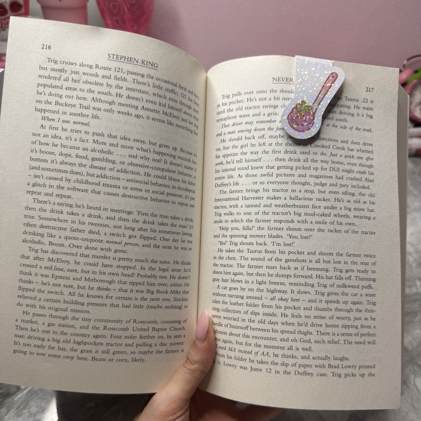 Strawberry Scoop Spoon - Magnetic Bookmark