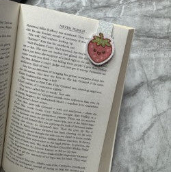 Strawberry Scoop Cutie - Magnetic Bookmark